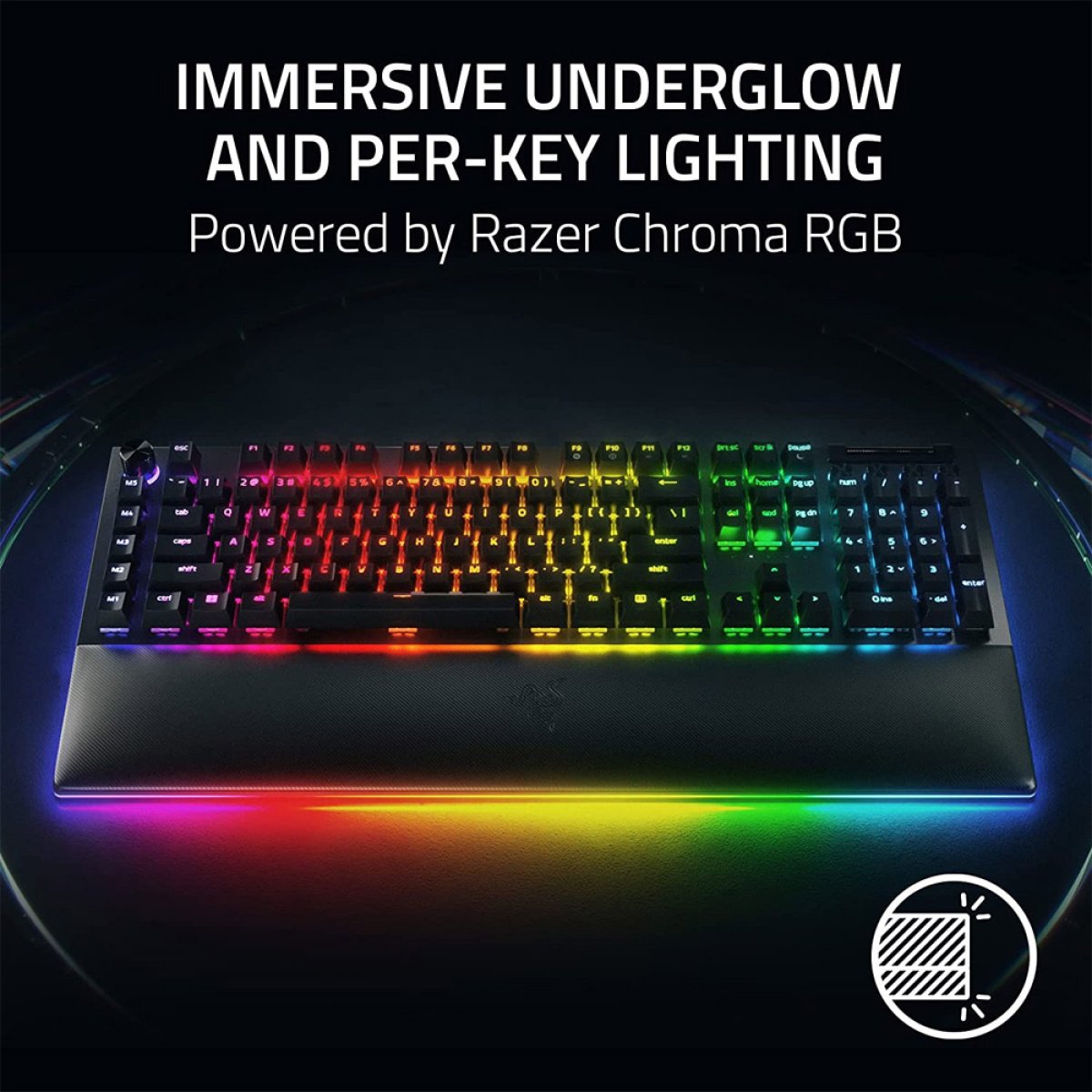 Teclado Mecânico Razer BlackWidow V4 Pro RGB US Green Switch - Image 6