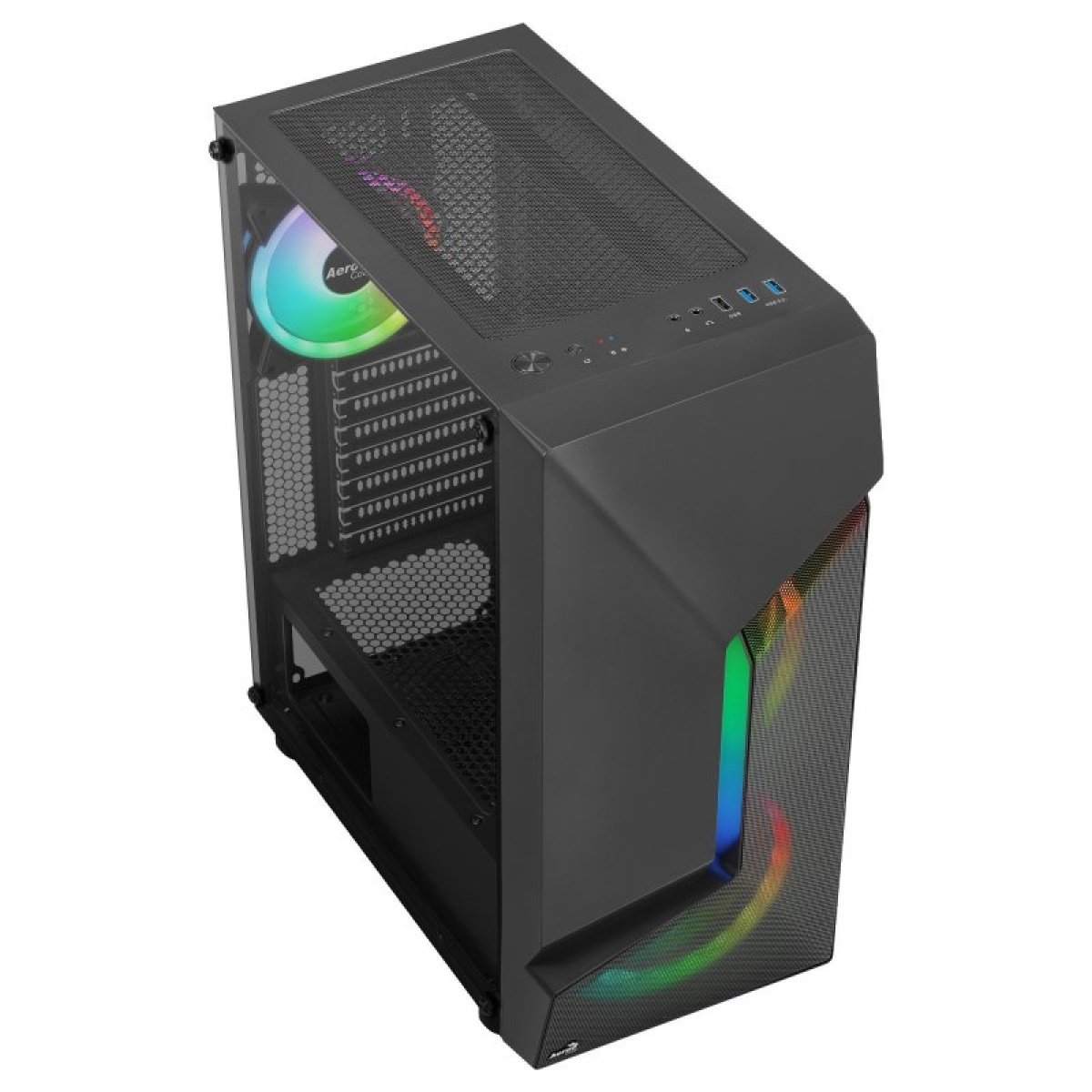 Caixa Aerocool Scape ARGB Preta - Image 4