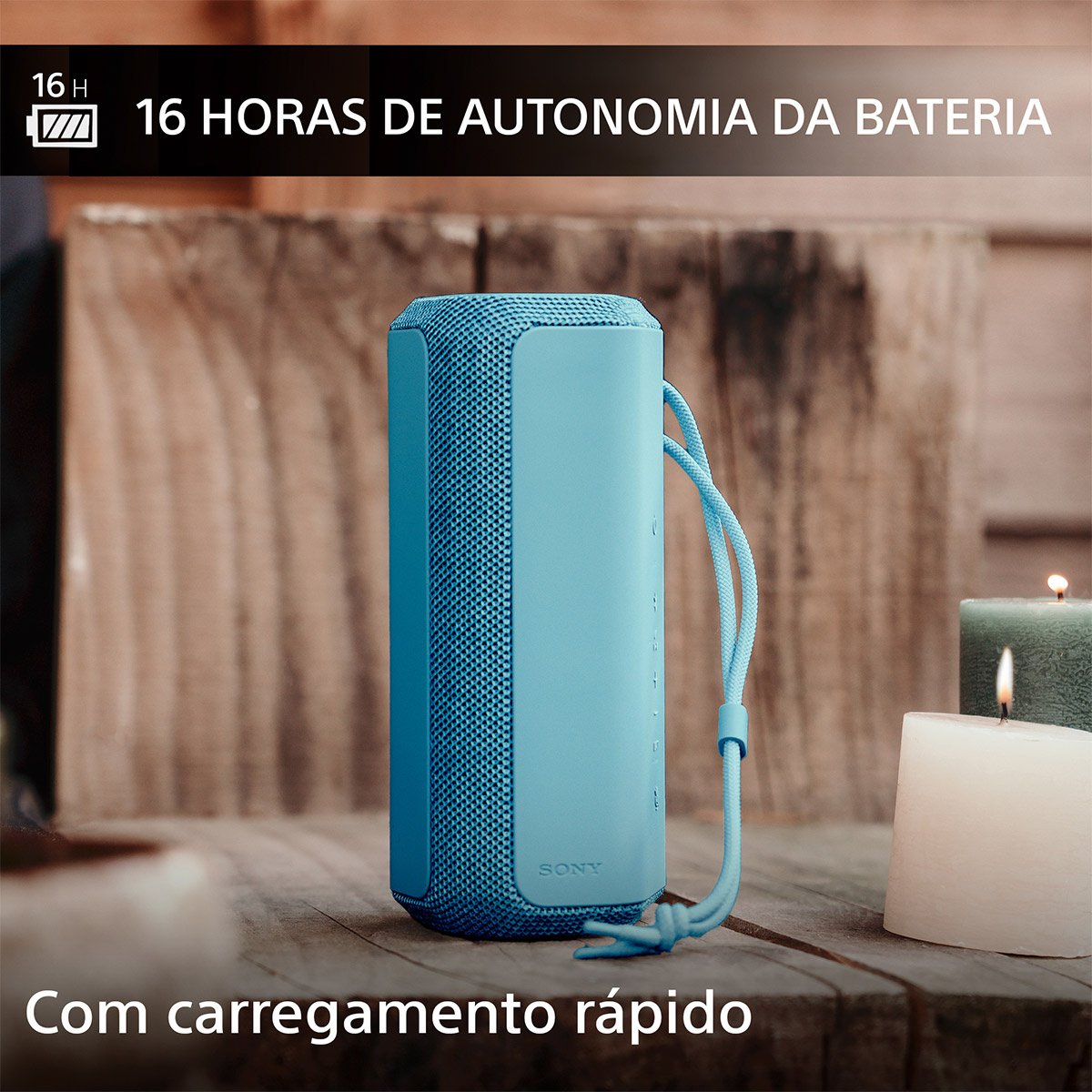 Coluna Portátil Sony XE200 Bluetooth Azul - Image 3