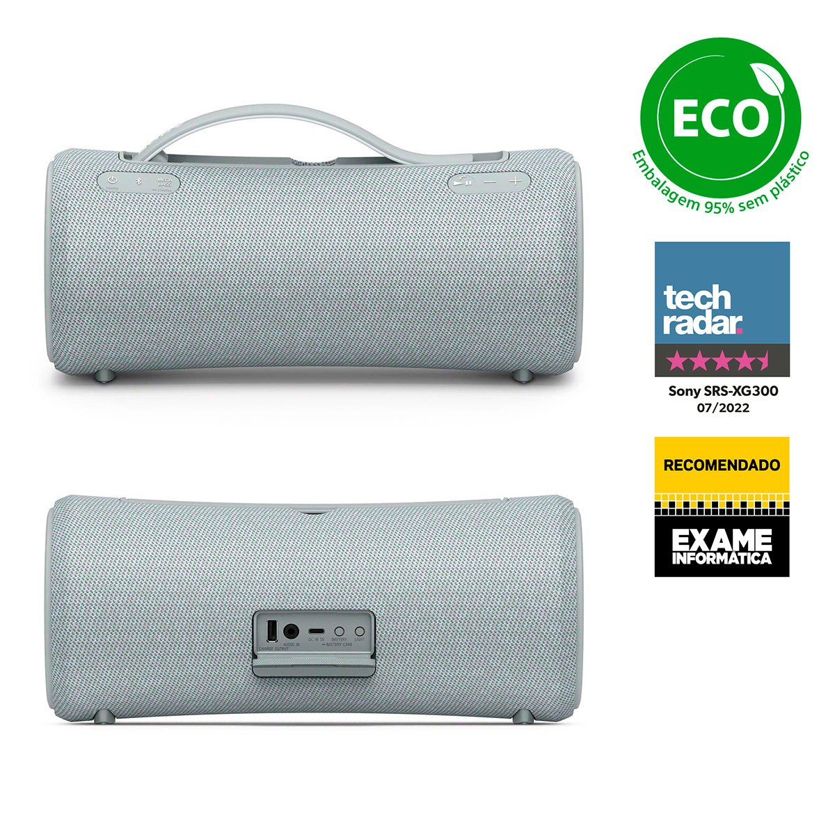 Coluna Portátil Sony XG300 Bluetooth Cinzenta - Image 2