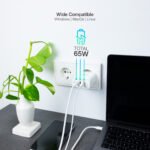 Carregador GaN Tooq 2xUSB-C/PD 65W + USB-A/QC 65W - Image 4