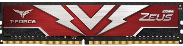 Memória RAM Team Group T-Force Zeus 8GB DDR4 2666MHz CL19 Red