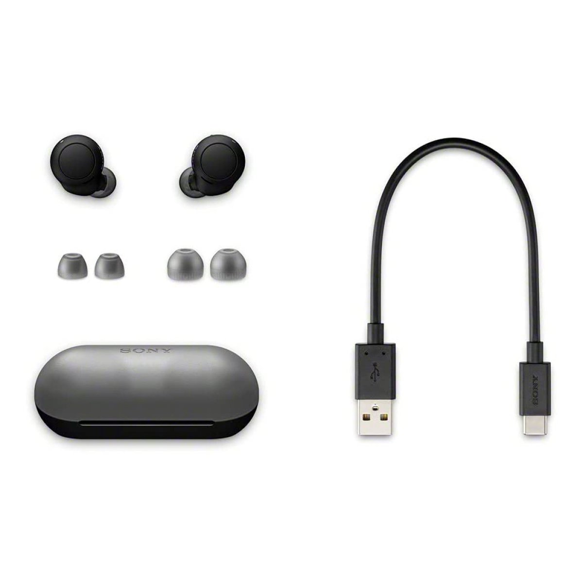 Auriculares Sony WF-C500 True Wireless Pretos - Image 6