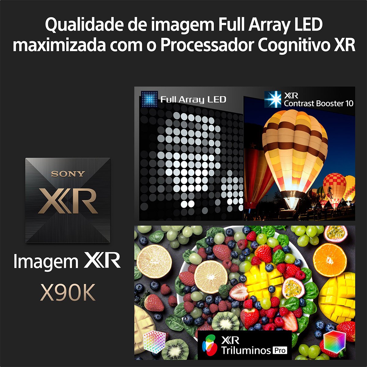 Televisão Sony X90K Series SmartTV 65" LED 4K UHD Google TV - Image 6