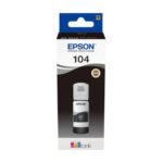 Garrafa de Tinta Epson EcoTank 104 Preto 65ml