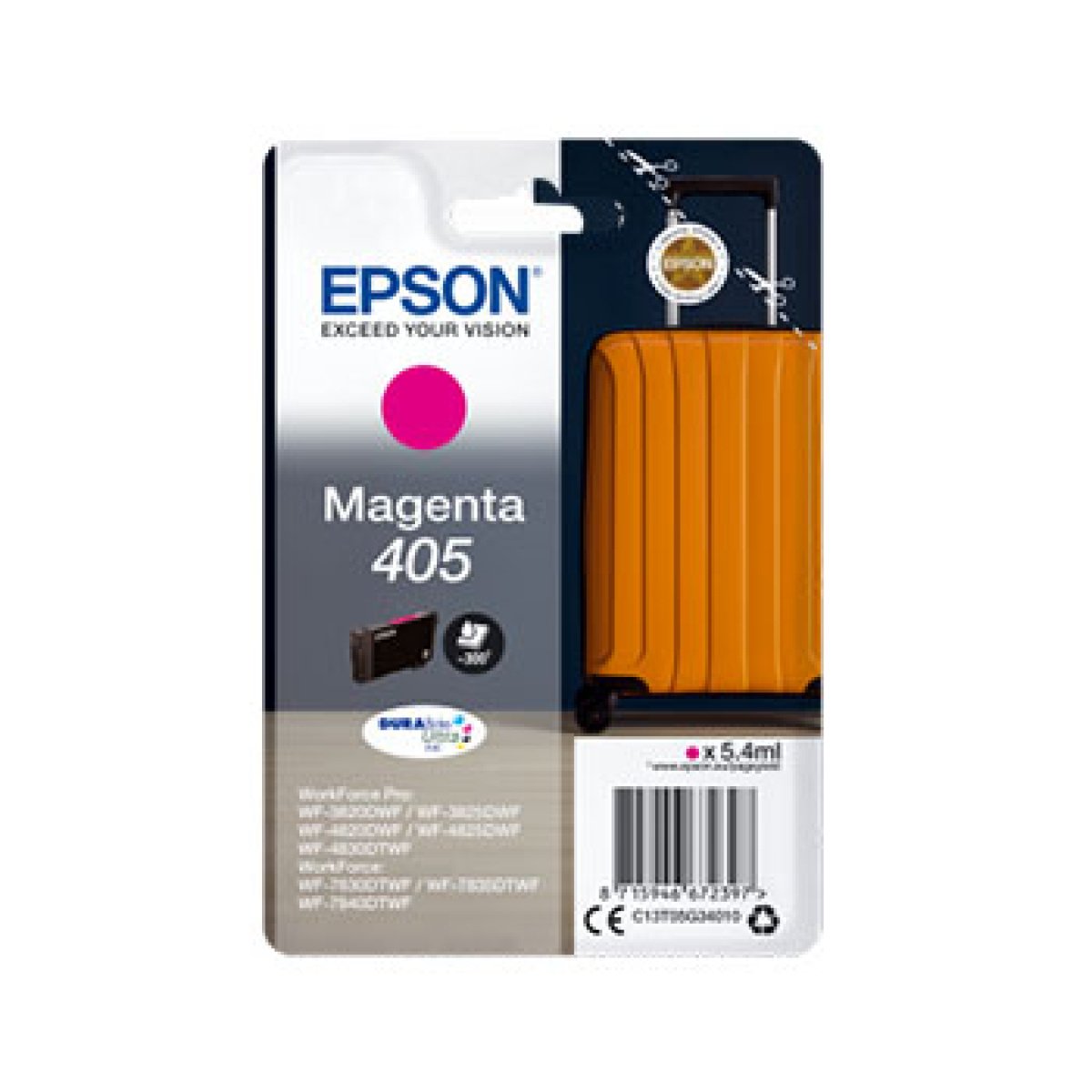 Tinteiro Epson Singlepack Magenta 405 DURABrite Ultra Ink - Image 1