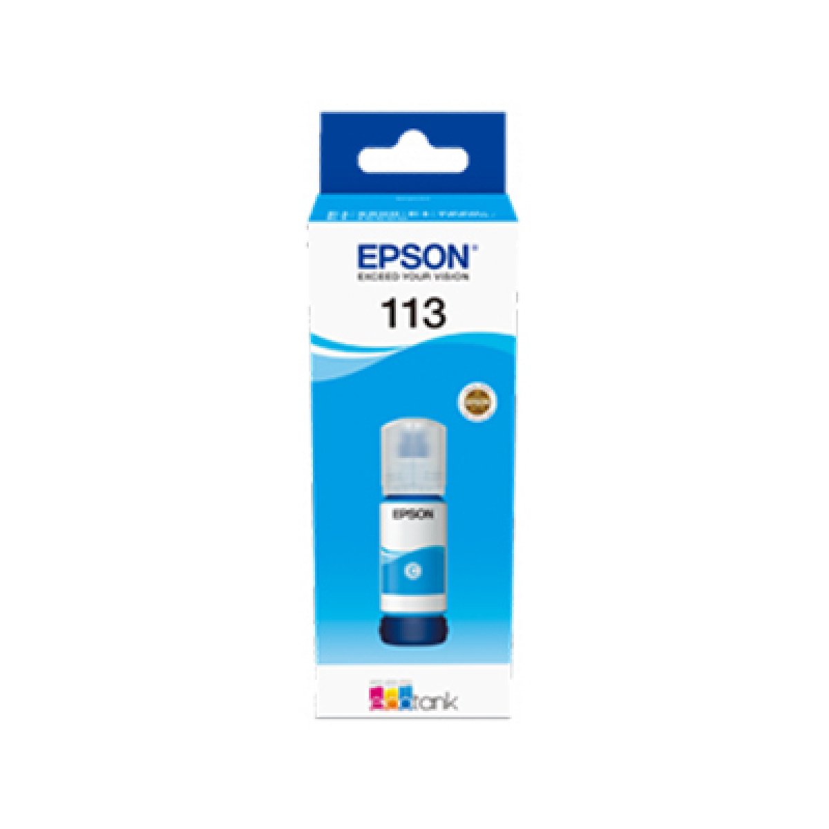 Tinteiro Epson 113 EcoTank Pigmento Ciano - Image 1