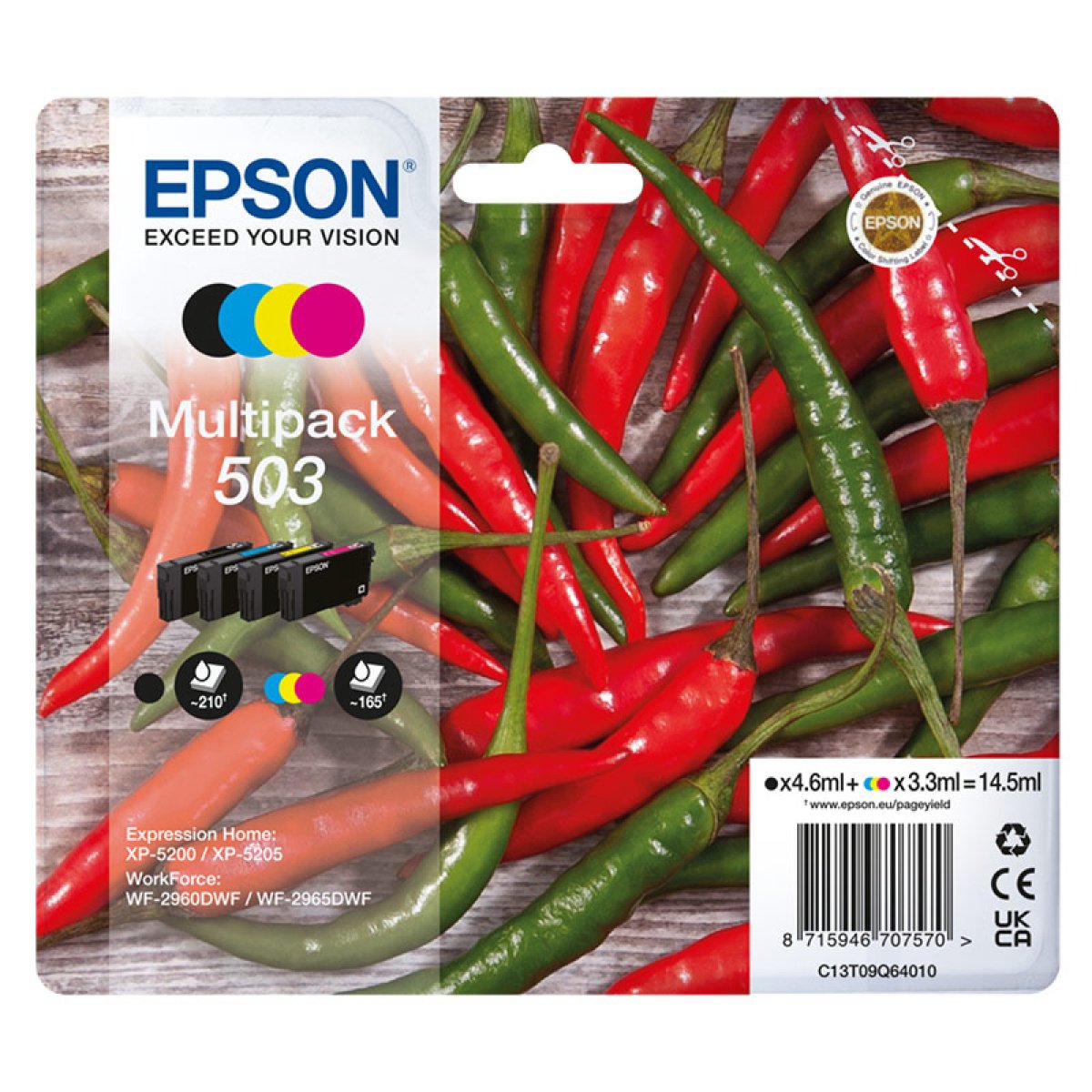 Tinteiro Epson Original Multipack 4-colours 503 Ink - Image 1