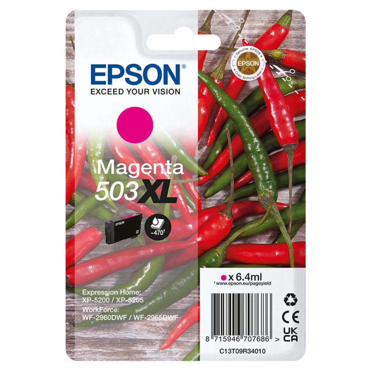 Tinteiro Epson Original Singlepack Magenta 503XL Ink - Image 1