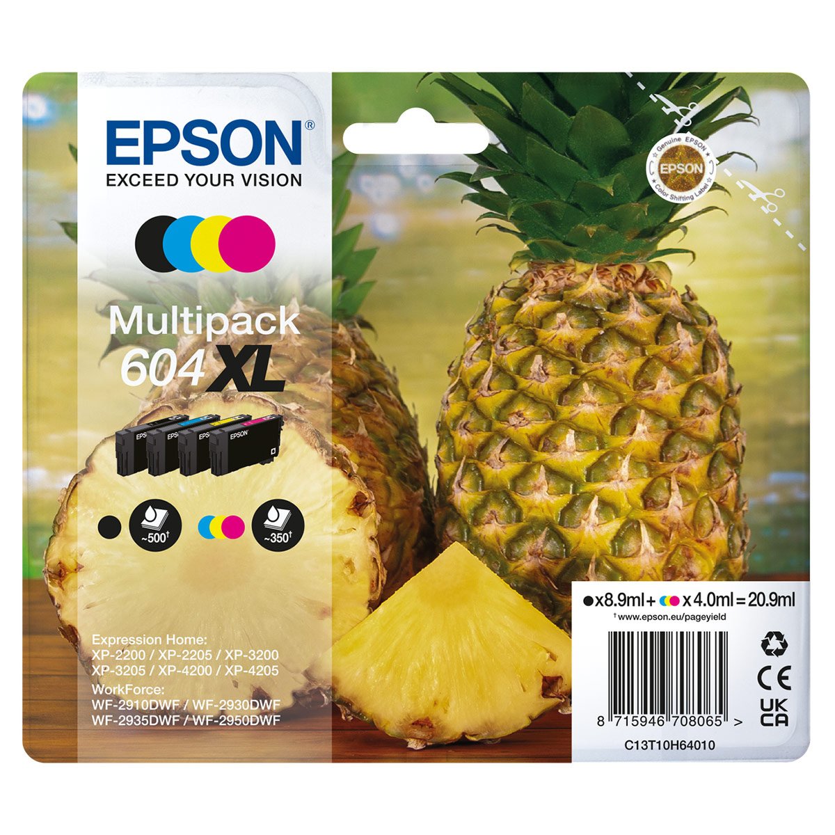 Tinteiro Epson Original Multipack 4-colours 604XL Ink - Image 1