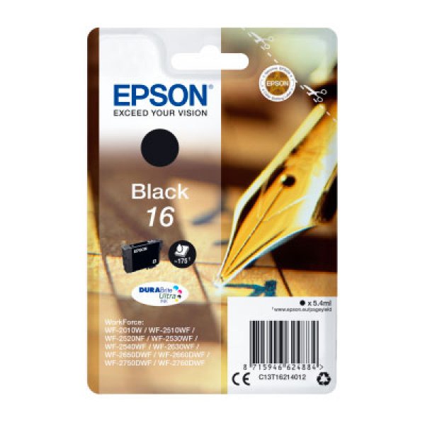 Tinteiro Epson Original 16 DURABrite Ultra Preta