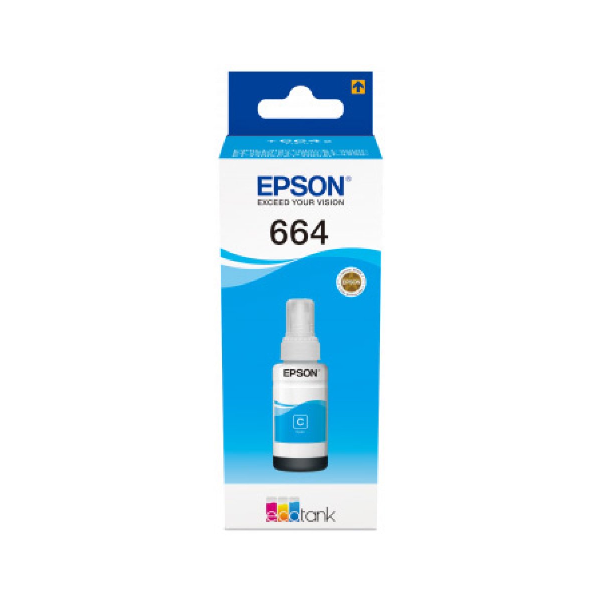 Tinteiro Epson 664 Ecotank Cyan Ink Bottle (70ML) - Image 1