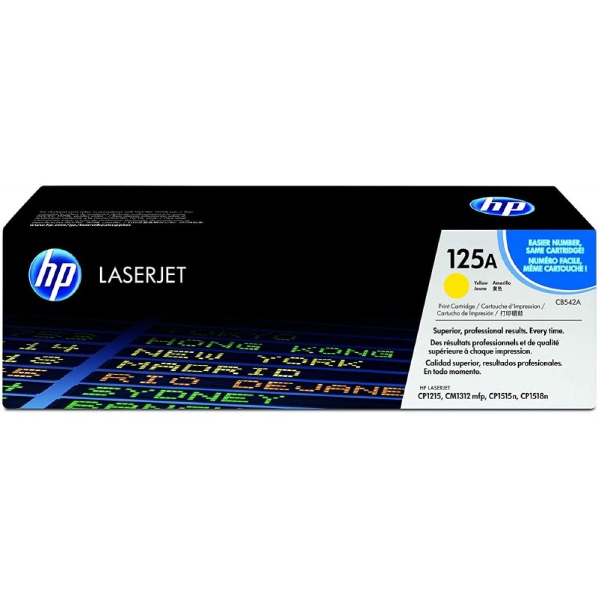 Toner Original HP 125A Amarelo - Image 1