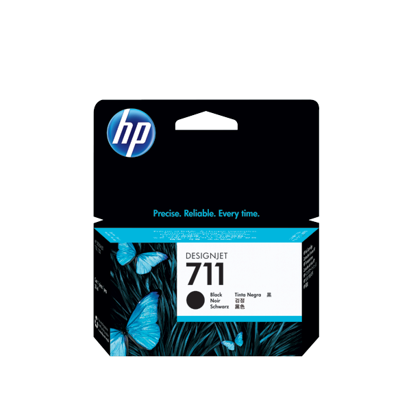 Tinteiro HP DesignJet 711 Preto de 38 ml