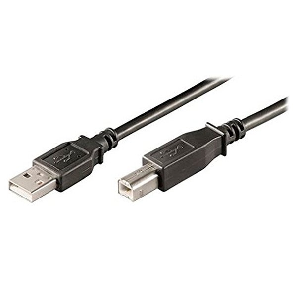 Cabo Ewent EC1005 USB 2.0 Type A Macho > Type B Macho 3m Preto