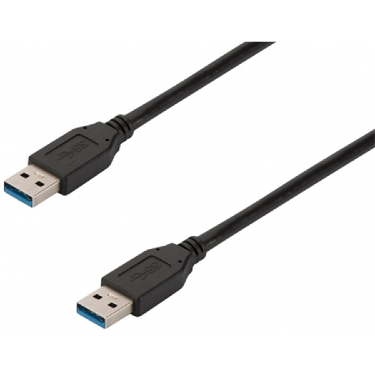 Cabo Ewent EC1021 USB 3.0 Type A Macho > Type A Macho 1m Preto - Image 1