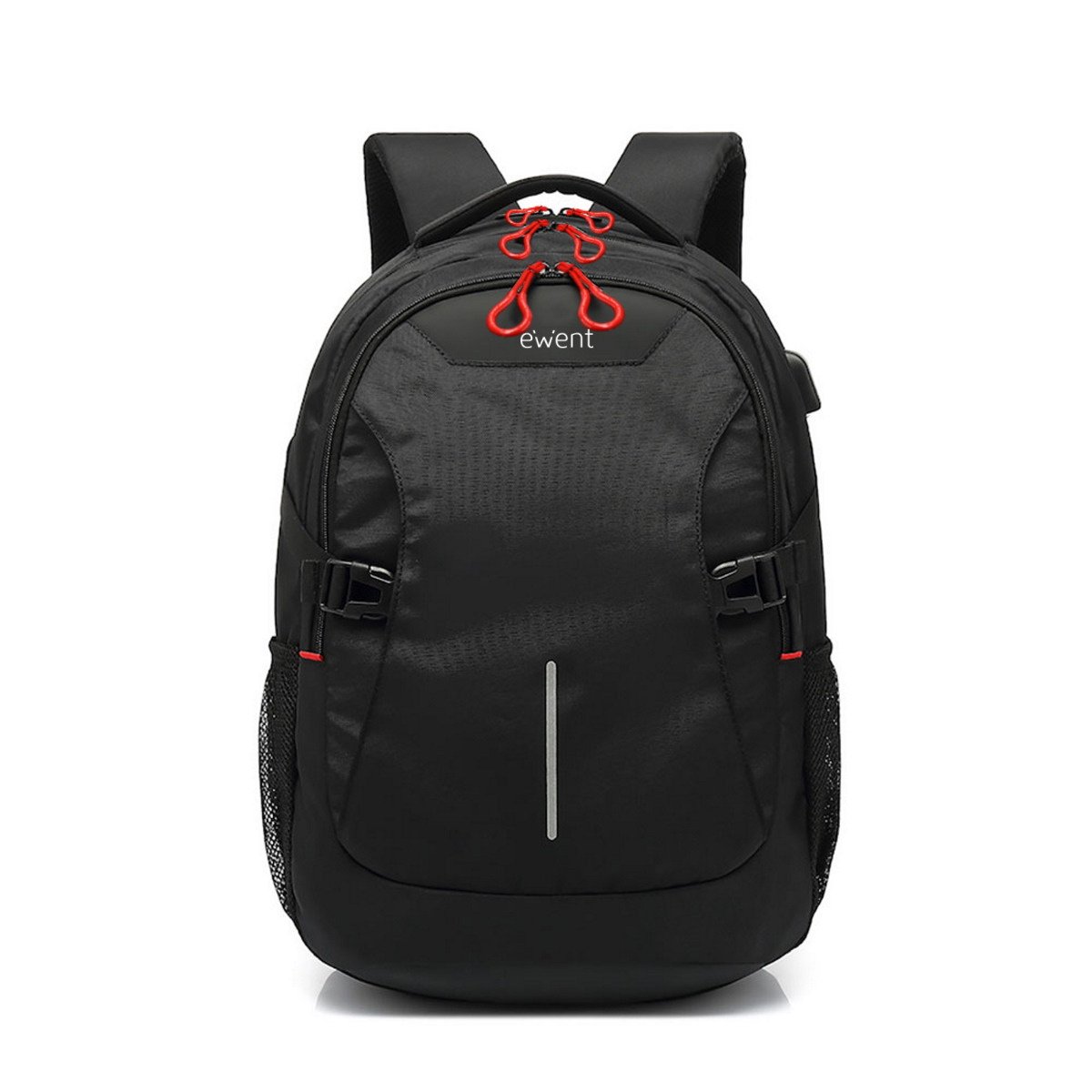 Mochila Ewent EW2526 Notebook Backpack 15.6 Preta com Porta USB - Image 1