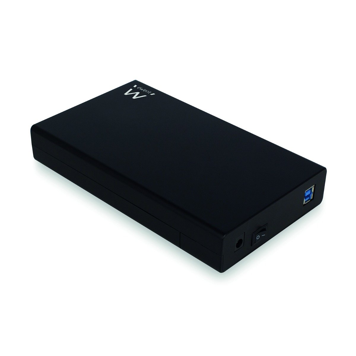Caixa Externa 3.5' Ewent EW7056 USB 3.2 Gen 1 (USB 3.0) SATA HDD/SSD Preta - Image 1