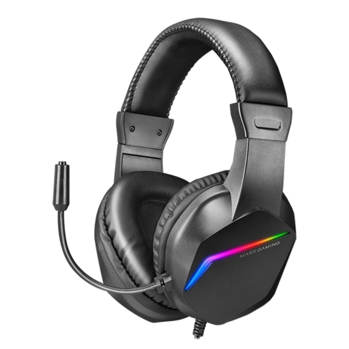 Headset Mars Gaming MH122 RGB Preto - Image 1