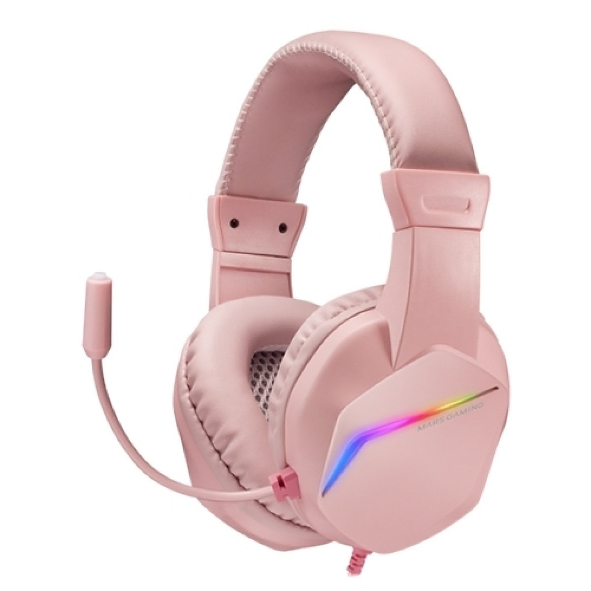 Headset Mars Gaming MH122 RGB Rosa - Image 1