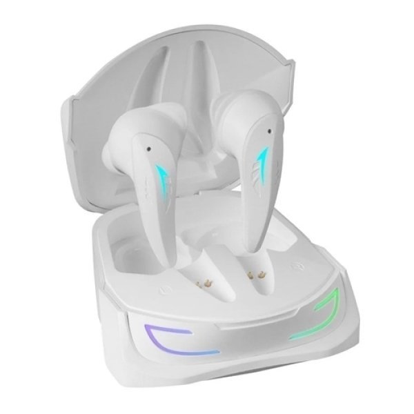Auriculares Mars Gaming True Wireless  MHI-Ultra Bluetooth RGB Branco