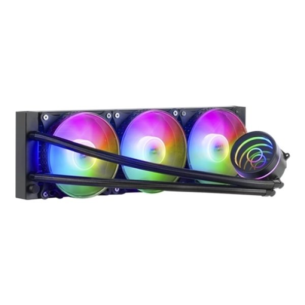 Water Cooler CPU Mars Gaming MLONE360 FRGB Infinity Mirror Liquid Preto