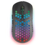 Rato Mars Gaming MMW3 RGB Wireless Preto
