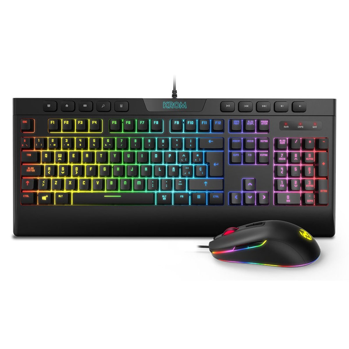 Teclado + Rato Krom Kalyos RGB PT - Image 1