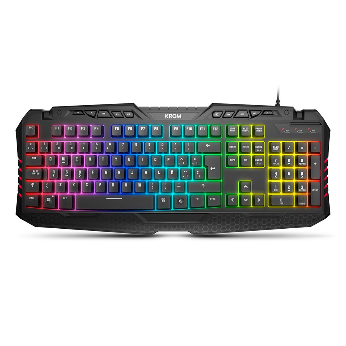 Teclado Krom Kyra RGB Gaming PT - Image 1