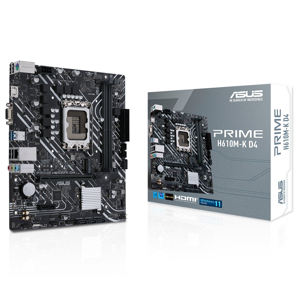 Motherboard Micro-ATX Asus Prime H610M-K D4 - Image 1