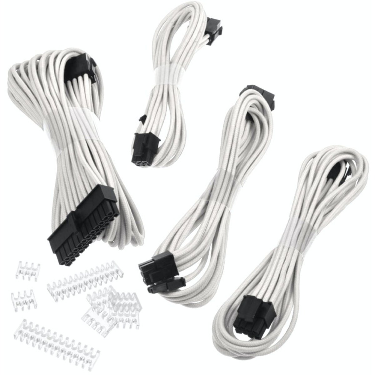 Kit de Expansão Phanteks Cabos Sleeved 50cm Branco - Image 1