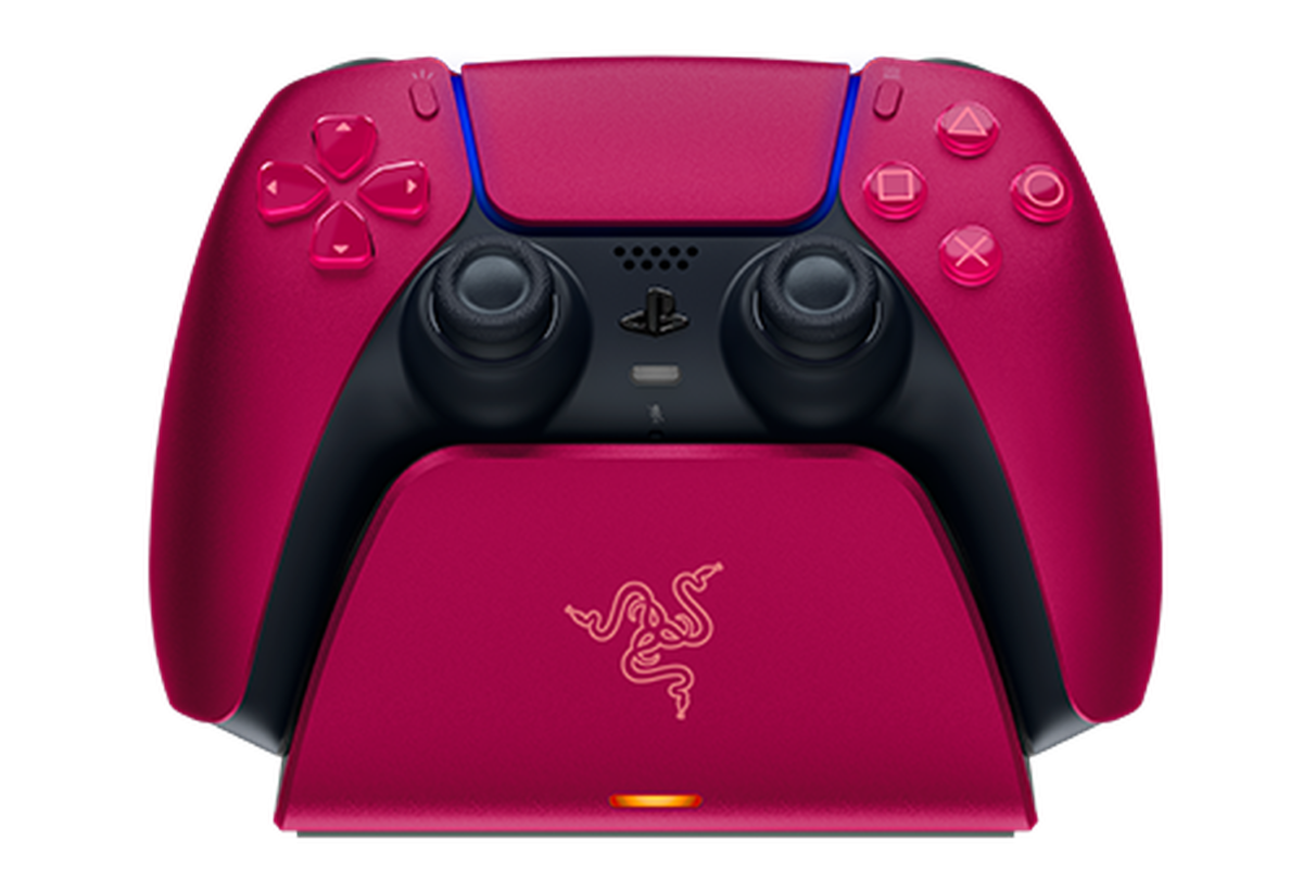 Suporte de Carregamento Rápido Universal para Playstation 5 Red - Image 1