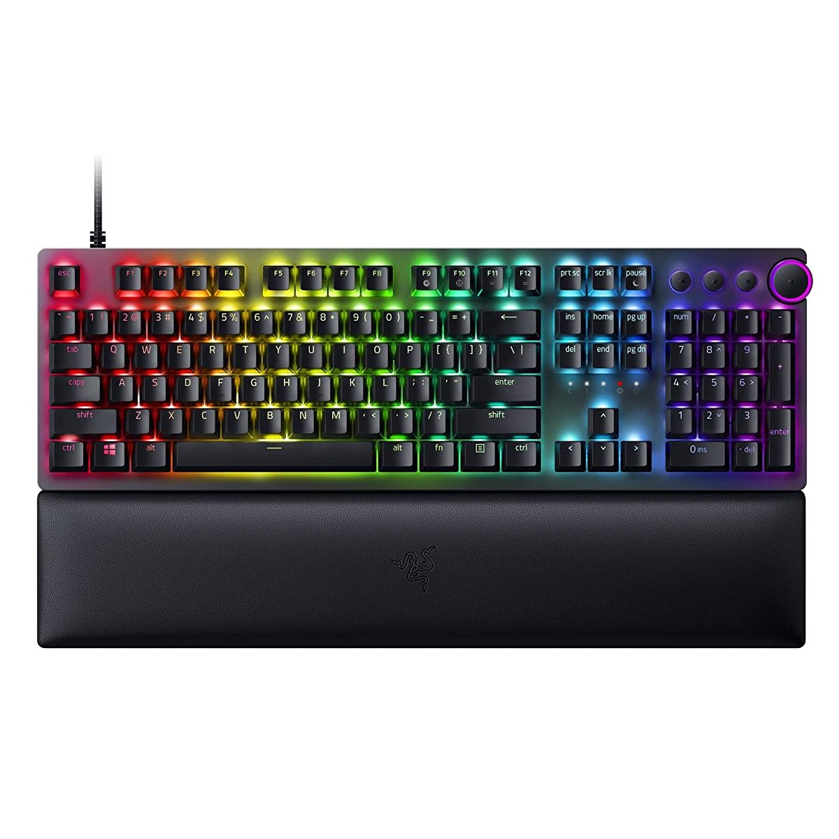 Teclado Razer Huntsman V2 RGB Clicky Optical Switch (Purple) US Preto - Image 1