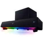 Soundbar Razer Leviathan V2 RGB 65W RMS com Subwoofer Preta