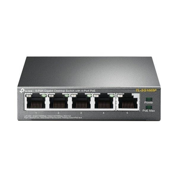Switch TP-Link TL-SG1005P 5 Portas Gigabit UnManaged PoE+