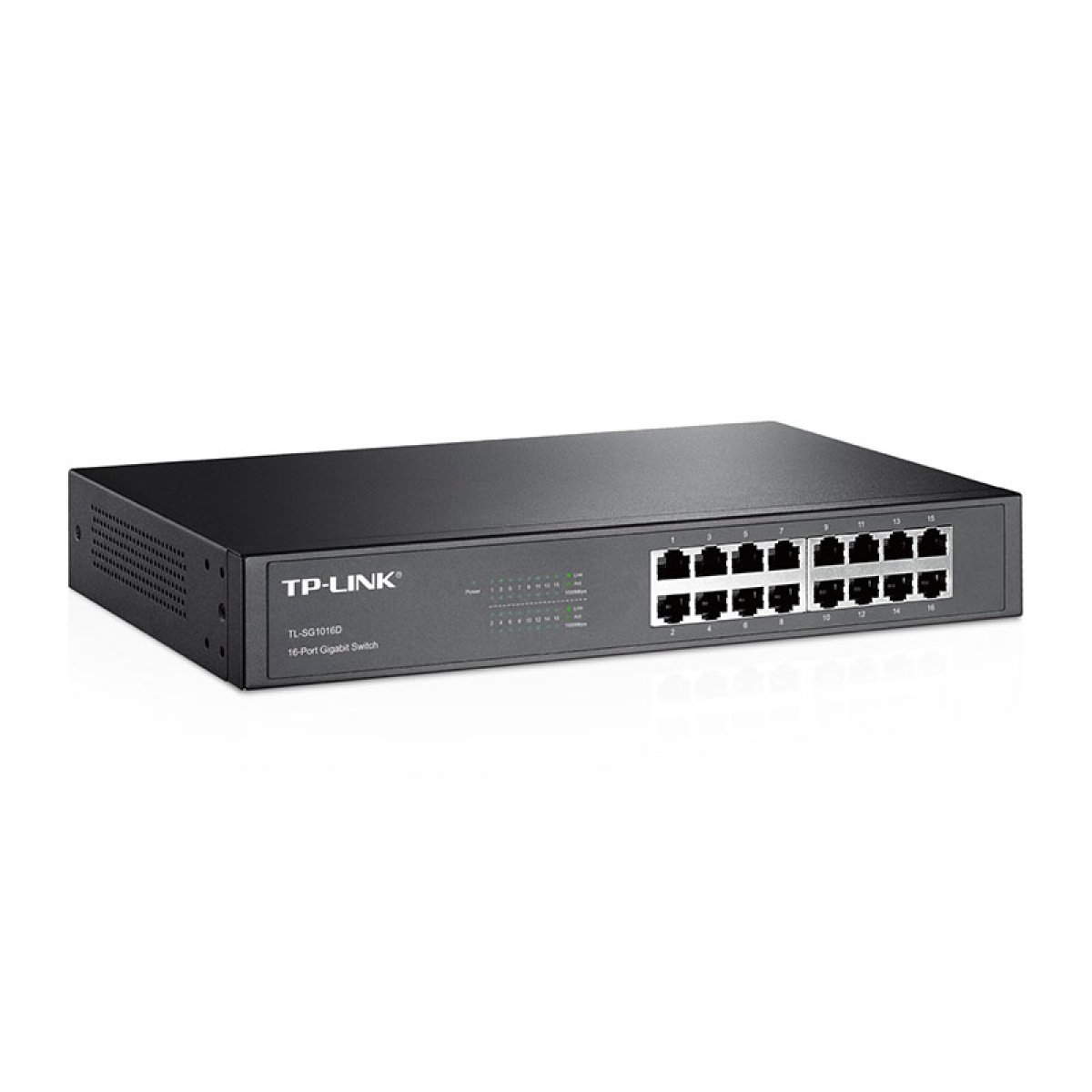 Switch TP-Link TL-SG1016D 16 Portas Gigabit UnManaged Rack Mountable - Image 1