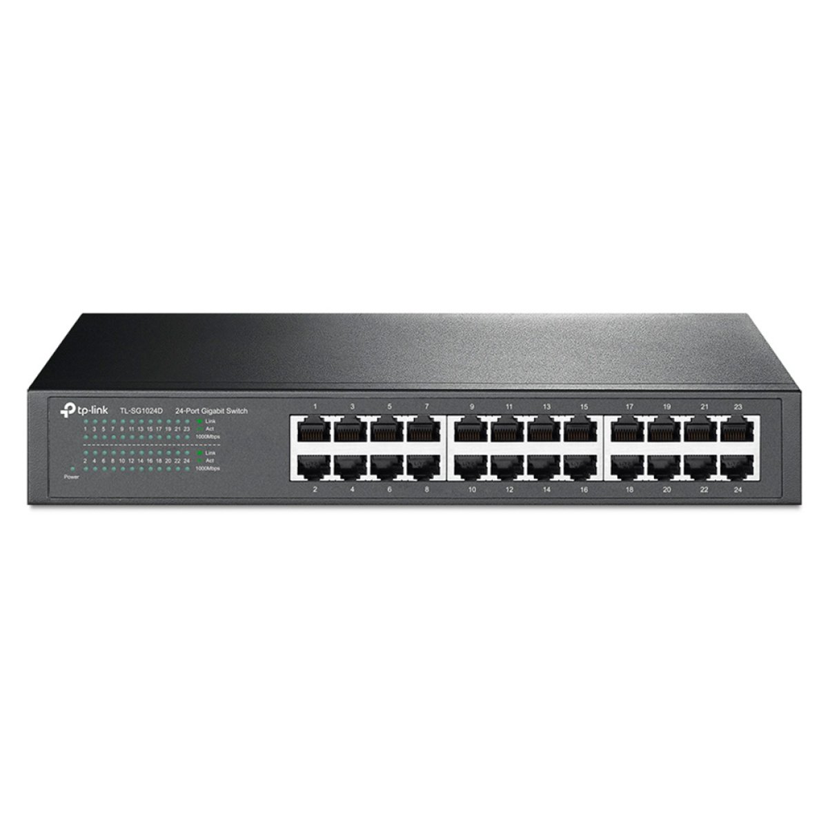 Switch TP-Link TL-SG1024D 24 Portas Gigabit UnManaged Rack Mountable - Image 1