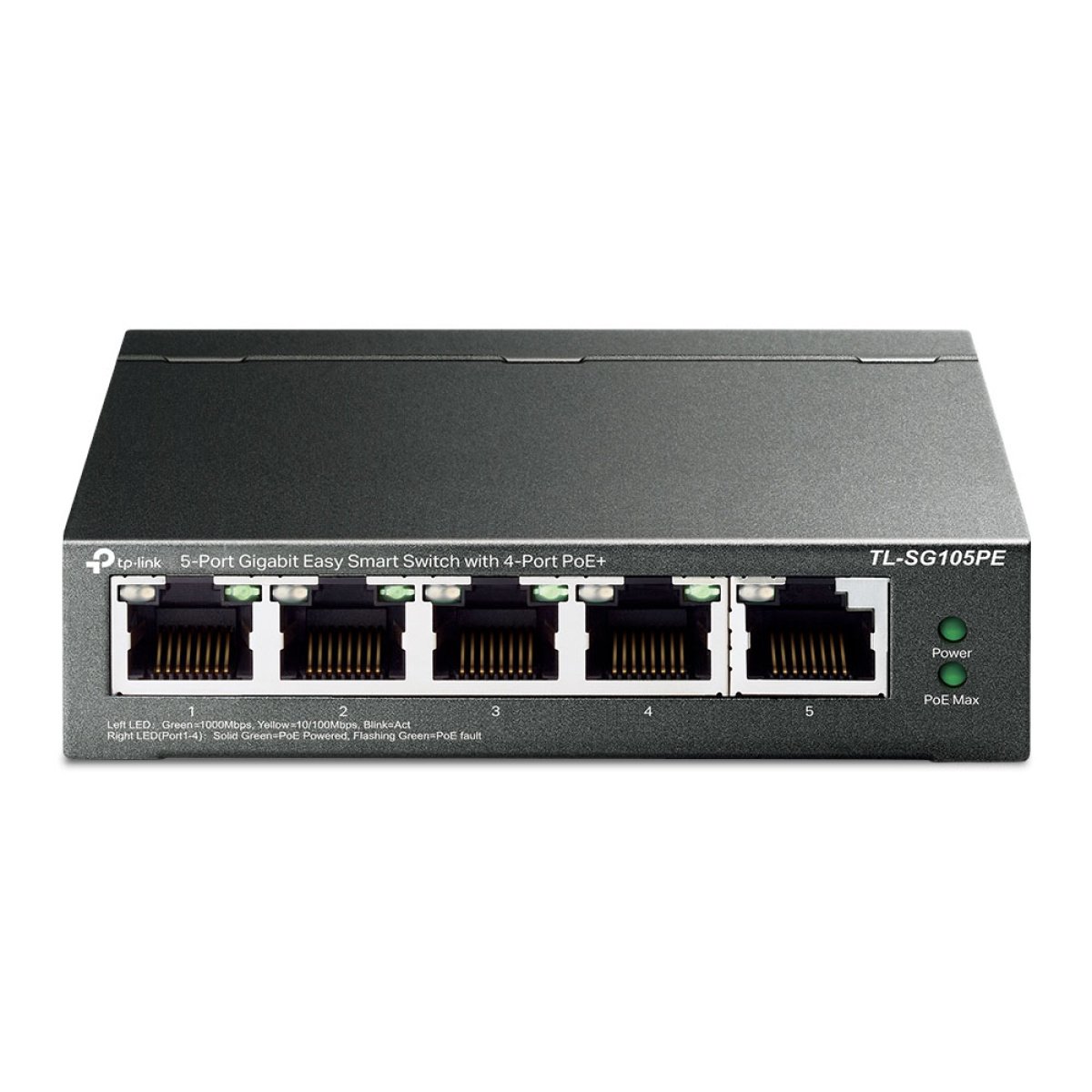 Switch TP-Link TL-SG105PE 5 Portas Gigabit Smart Managed PoE+ - Image 1