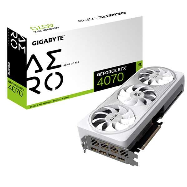 Placa Gráfica Gigabyte GeForce RTX 4070 AERO OC 12GB GDDR6X DLSS3