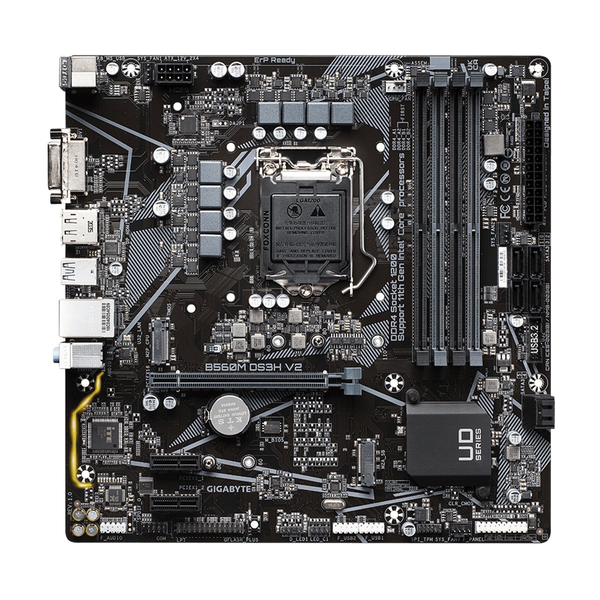 Motherboard Micro-ATX Gigabyte B560M DS3H V2 - Image 2