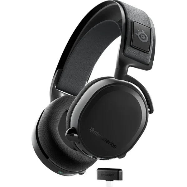 Headset Steelseries Arctis 7+ 7.1 Surround Wireless Preto