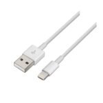 Cabo AISENS USB A - Lightning 2.0 Branco (1 metro)