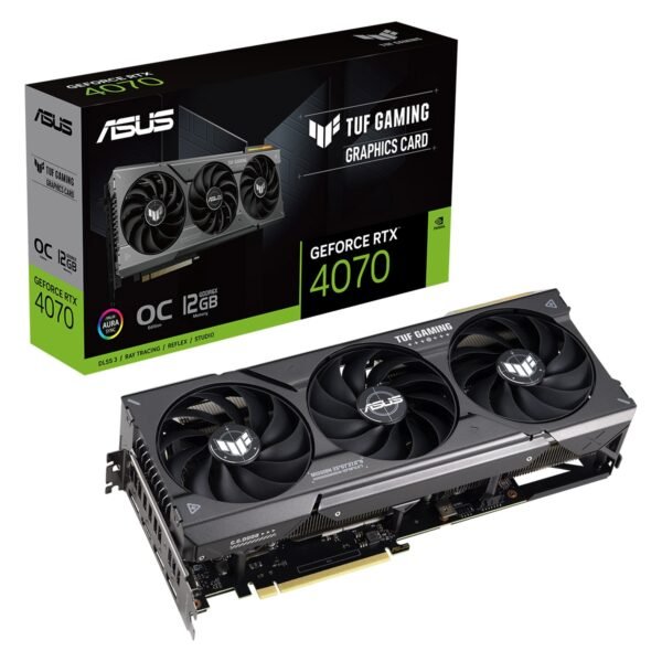 Placa Gráfica Asus GeForce RTX 4070 TUF Gaming OC 12GB GDDR6X DLSS3
