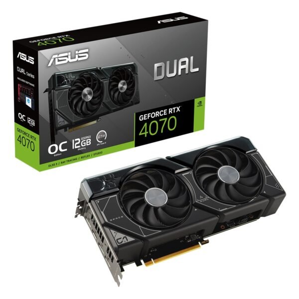 Placa Gráfica Asus GeForce RTX 4070 Dual OC 12GB GDDR6X DLSS3