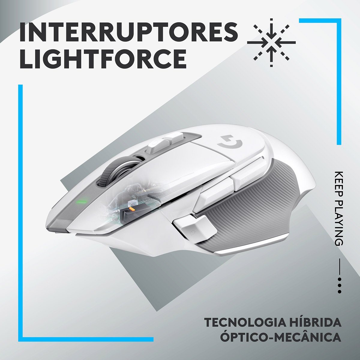 Rato Gaming Logitech G502 X Lightspeed Wireless Branco - Image 7