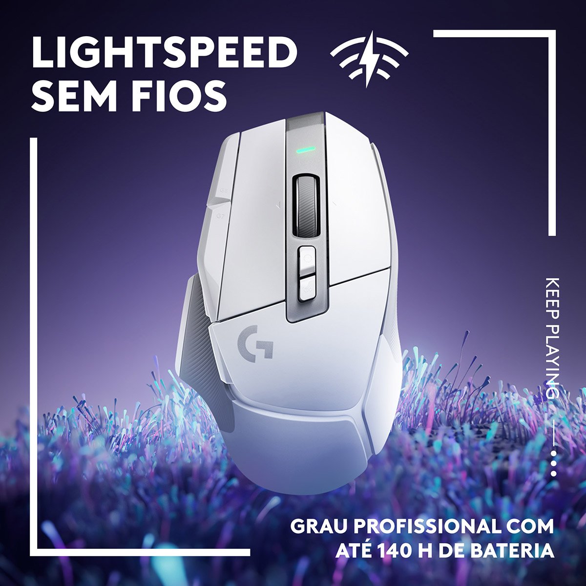 Rato Gaming Logitech G502 X Lightspeed Wireless Branco - Image 8