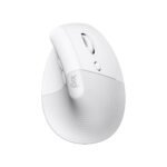 Rato Laser Logitech Lift for Mac Vertical Ergonomic Wireless/Bluetooth Branco