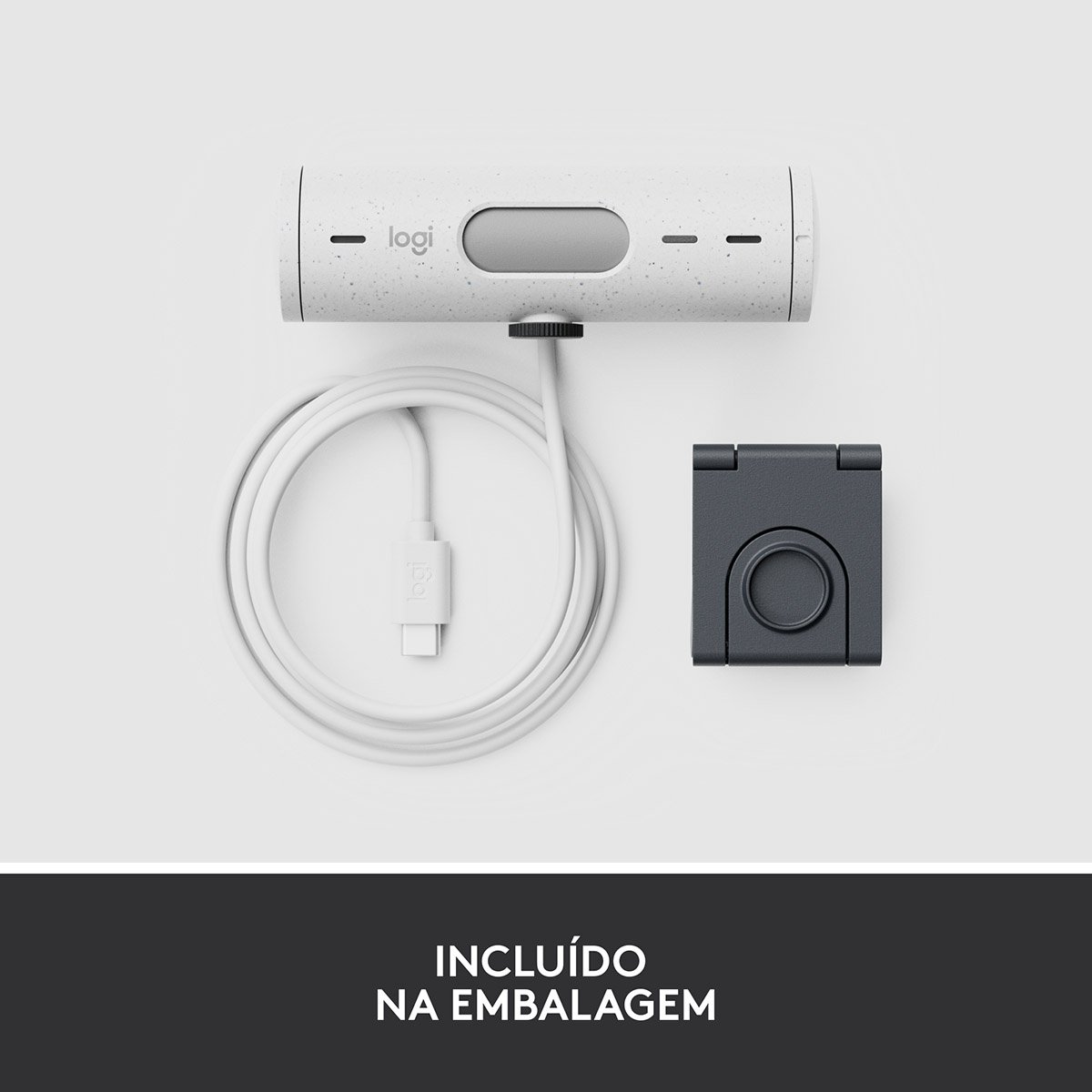 Webcam Logitech Brio 500 Full HD 1080p USB Type-C Branca - Image 11