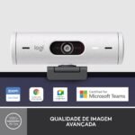 Webcam Logitech Brio 500 Full HD 1080p USB Type-C Branca - Image 2