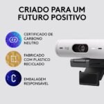 Webcam Logitech Brio 500 Full HD 1080p USB Type-C Branca - Image 5